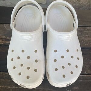 CROCS Kids Classic White Sandals